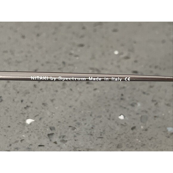 NIKATI by Spectrum mod 404 col K9 Vintage RETRO eyeglasses NEW sZ 52-22 METAL - Picture 3 of 7